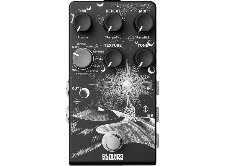 Klowra Everlast Multi Delay Pedal 