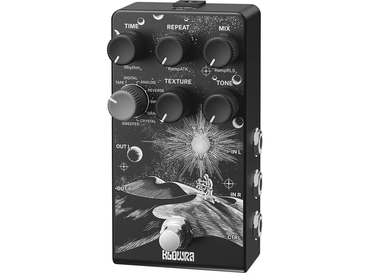 Klowra Everlast Multi Delay Pedal 