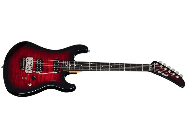 Kramer 84 HH Quilt Red Burst Inkl. Premium Gig Bag 