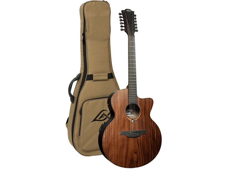 LAG SAUVAGE-J12CE Sauvage Jumbo 12 Stri Cutaway Acoustic-Electric 