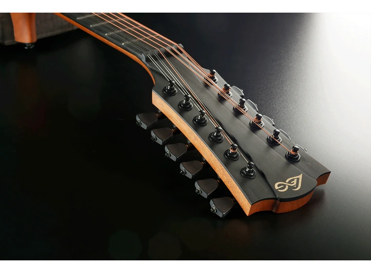 LAG SAUVAGE-J12CE Sauvage Jumbo 12 Stri Cutaway Acoustic-Electric 