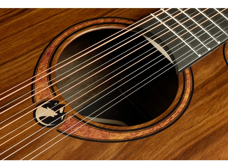LAG SAUVAGE-J12CE Sauvage Jumbo 12 Stri Cutaway Acoustic-Electric 