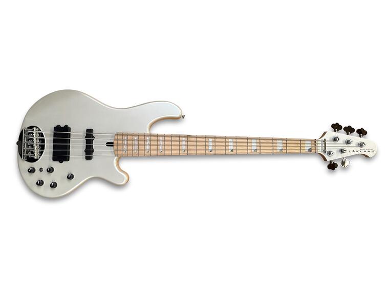 Lakland Skyline 55-02 Custom Bass 5-Str White Pearl Gloss