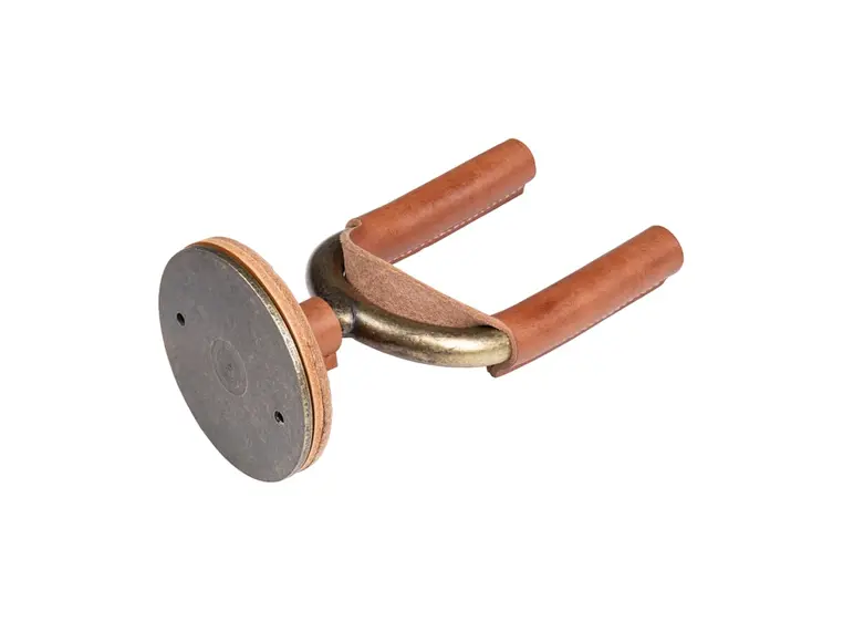 Levy's LVY-FGHNGR-BRBN Guitar Hanger Tan Veg-Tan Leather Yoke Wraps 