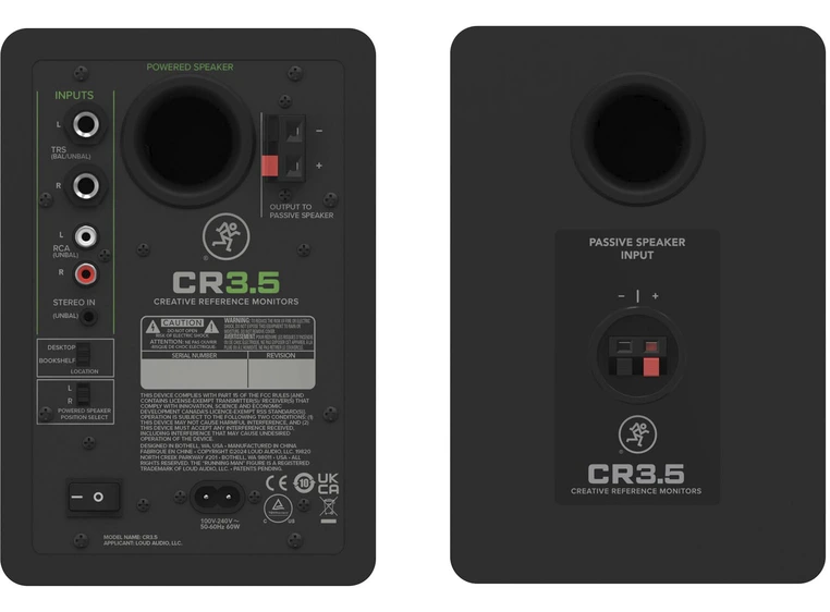 Mackie CR35BT 3.5" Studiomonitorer (Pris per par) 