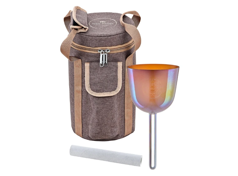 Meinl ESOLCSB852 Crystal Singing Bowl Essence Solfeggio LA 852 Hz 