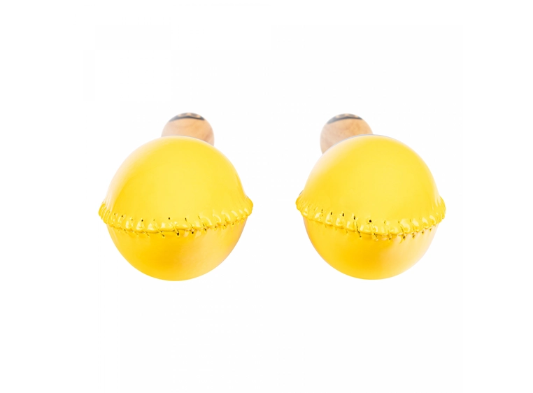 Meinl MSM3CO Maracas Rawhide Traditional Colombia Flag 