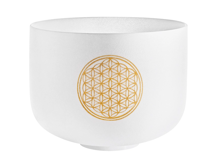 Meinl Sonic En. PCSB10FOL Plan. Tuned Crystal Singing Bowl 10, Flower of Life 