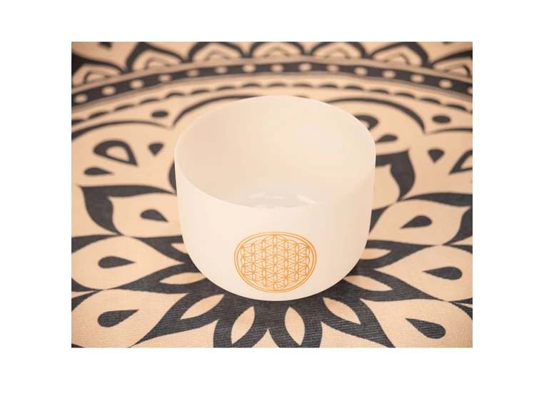 Meinl Sonic En. PCSB10FOL Plan. Tuned Crystal Singing Bowl 10, Flower of Life 