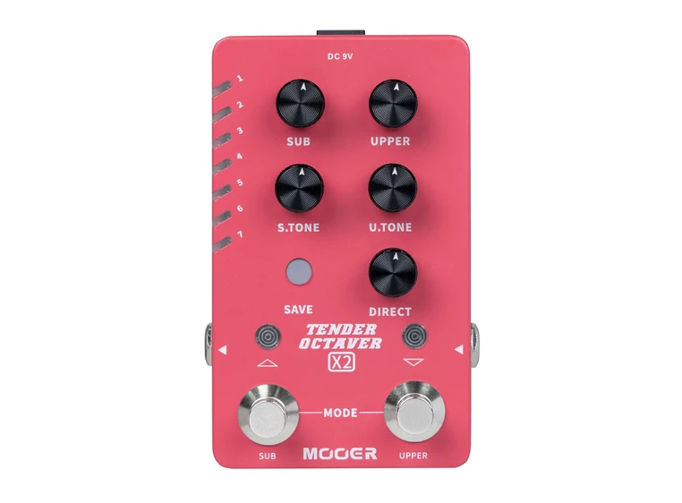 Mooer Tender Octaver X2 Dual Channel Oktavpedal 