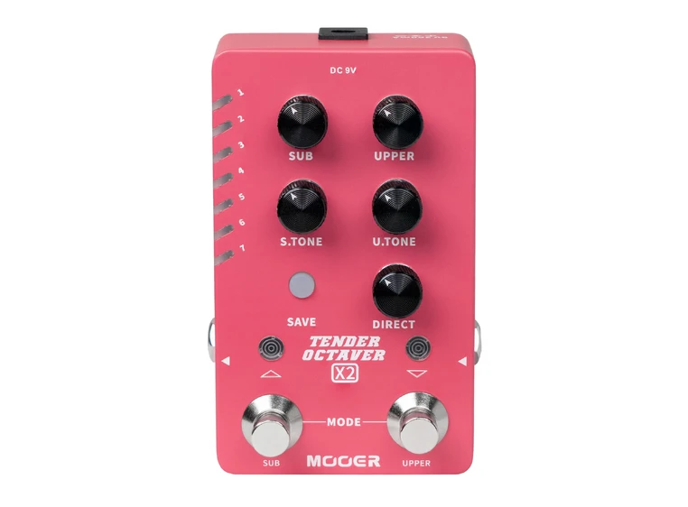 Mooer Tender Octaver X2 Dual Channel Oktavpedal 