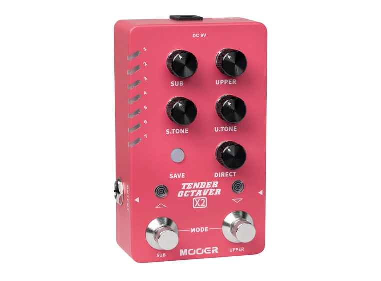 Mooer Tender Octaver X2 Dual Channel Oktavpedal 