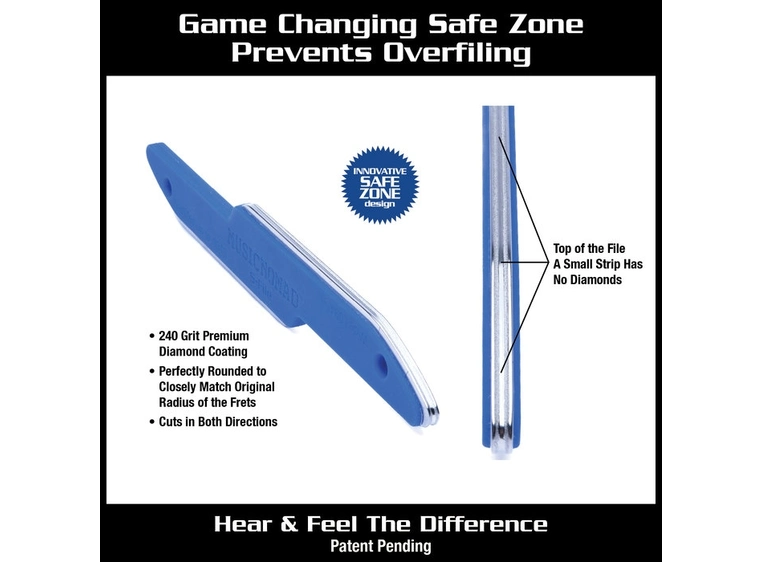 MusicNomad MN850 Diamond Coated Crowning File 