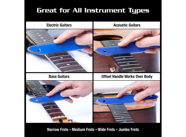 MusicNomad MN850 Diamond Coated Crowning File 