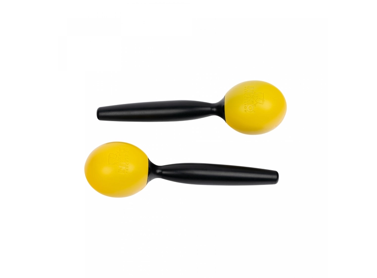 NINO PERCUSSION NINO575Y Maracas, medium, Yellow 