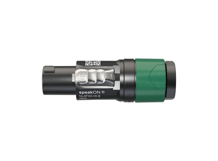 Neutrik NL4FXX-W-S Speakon plugg 4P Skru 6-12mm Hun 