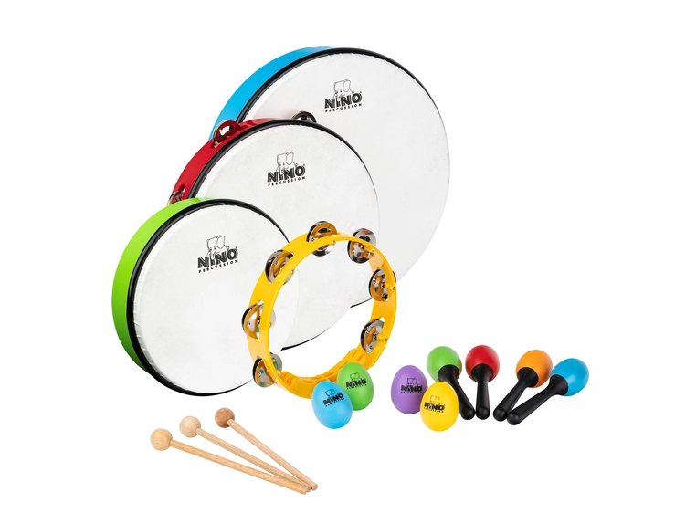 Nino Percussion NINOSET9 Perkusjonssett, 12 deler 