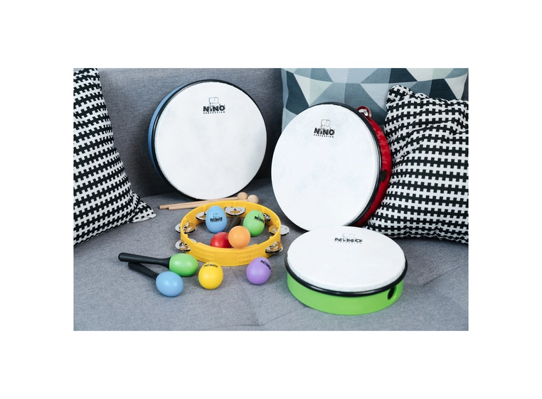 Nino Percussion NINOSET9 Perkusjonssett, 12 deler 