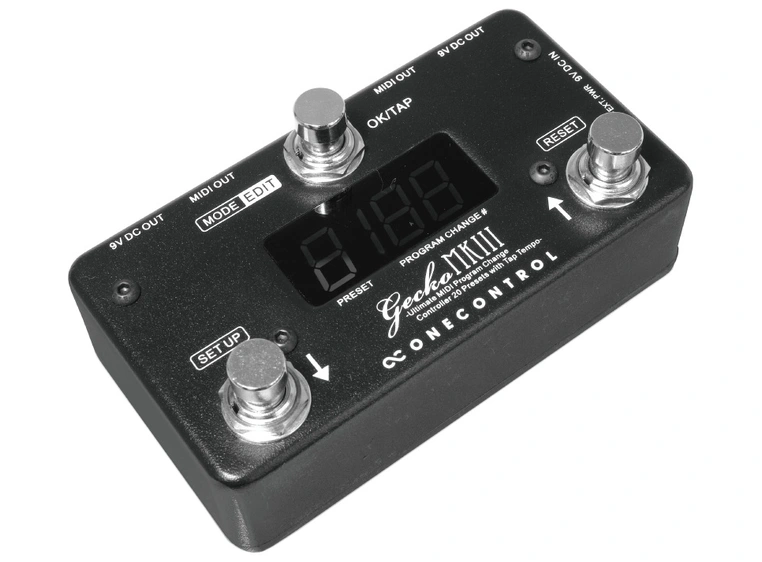 One Control Gecko MKIII Programmable MIDI Controller / Tap Tempo 