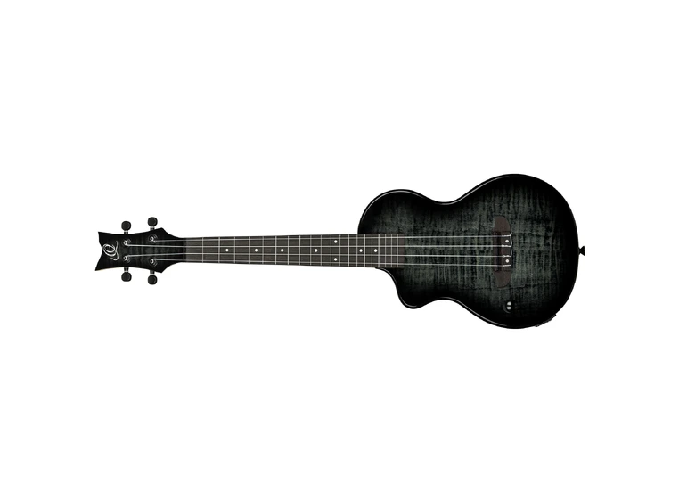 Ortega NEO-U-TGB-L Tenor ukulele med mik, Solid body, Left 