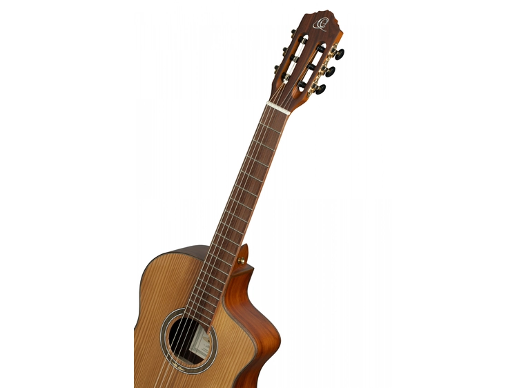 Ortega RCE23RO Klassisk gitar m/mik Short scale, Slim neck, Thermo Series 