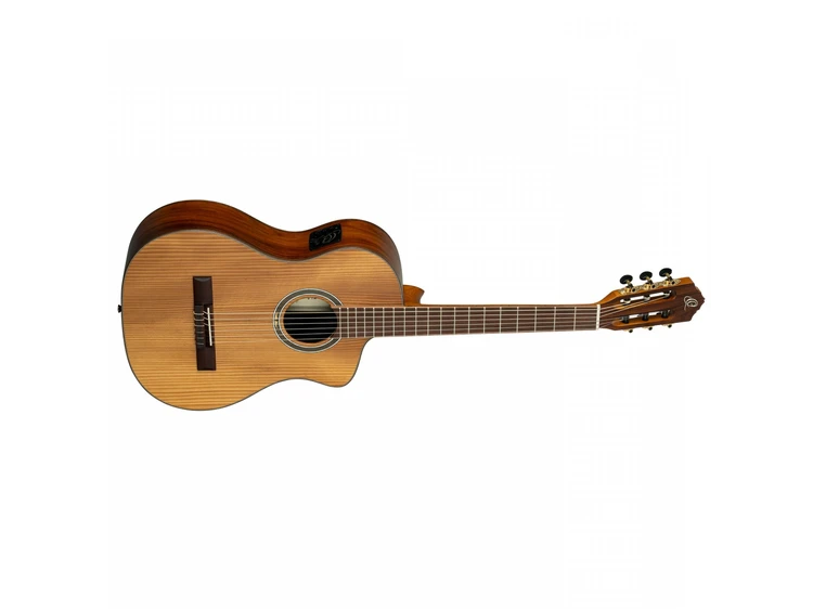 Ortega RCE23RO Klassisk gitar m/mik Short scale, Slim neck, Thermo Series 
