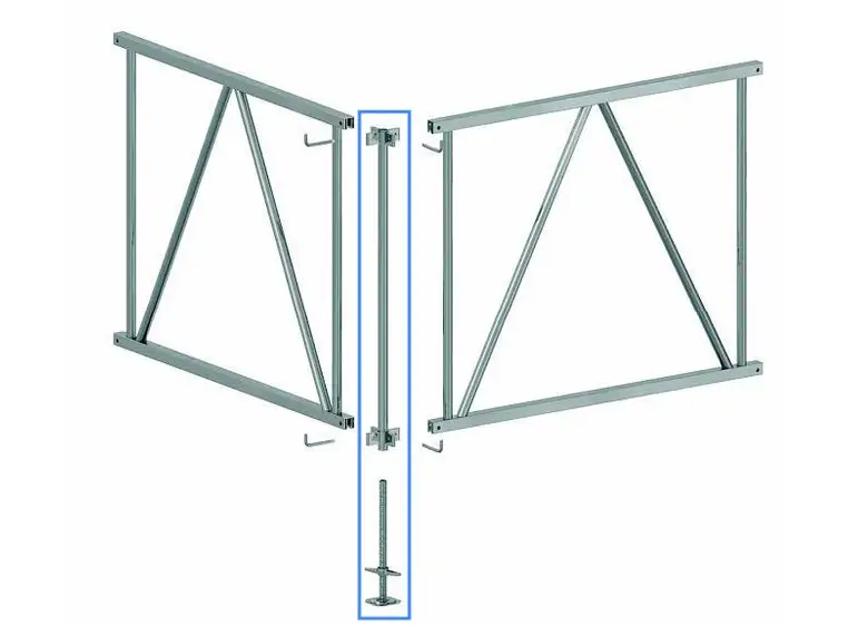 PROLYTE SM-F EasyFrame B bein 200cm, Alu, u/skrujekk 