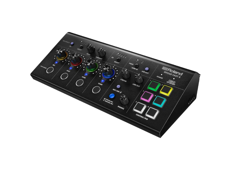Roland Bridge Cast X Streaming mixer og video capture 