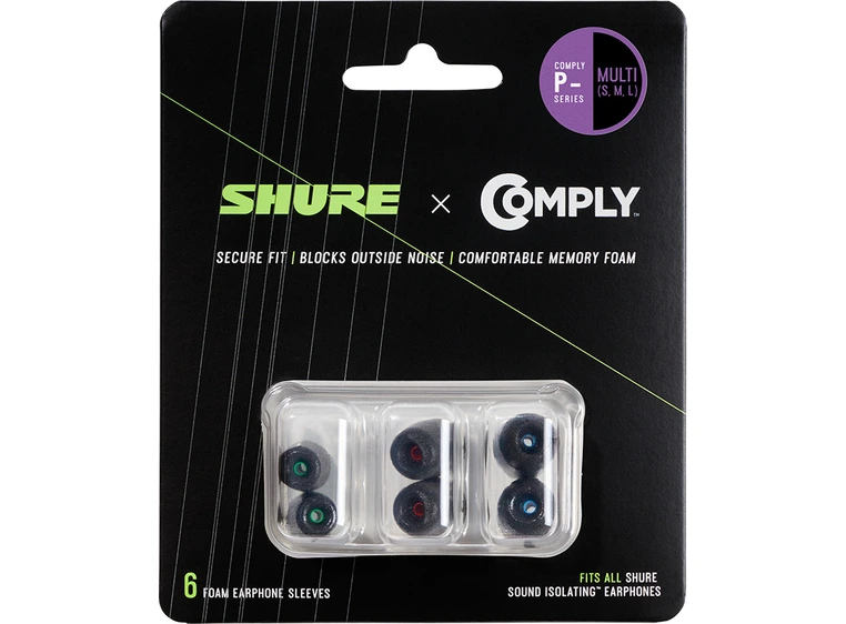 Shure 6-pc (TZ100) Comply foams Medium 