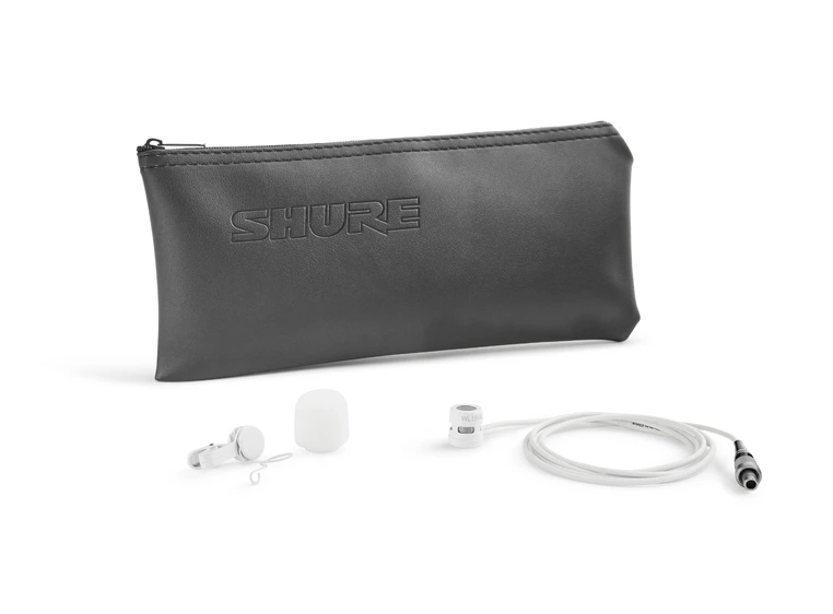 Shure WL184MW/S-TQG Myggmikrofon Supercardioid, White 