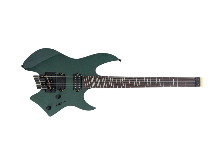 Sire Larry Carlton X6 Headless 6-string Metallic green, with gigbag 