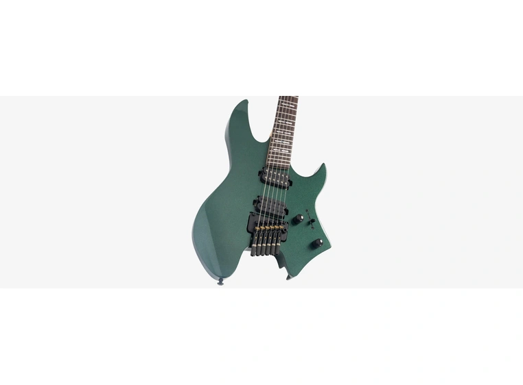 Sire Larry Carlton X6 Headless 6-string Metallic green, with gigbag 