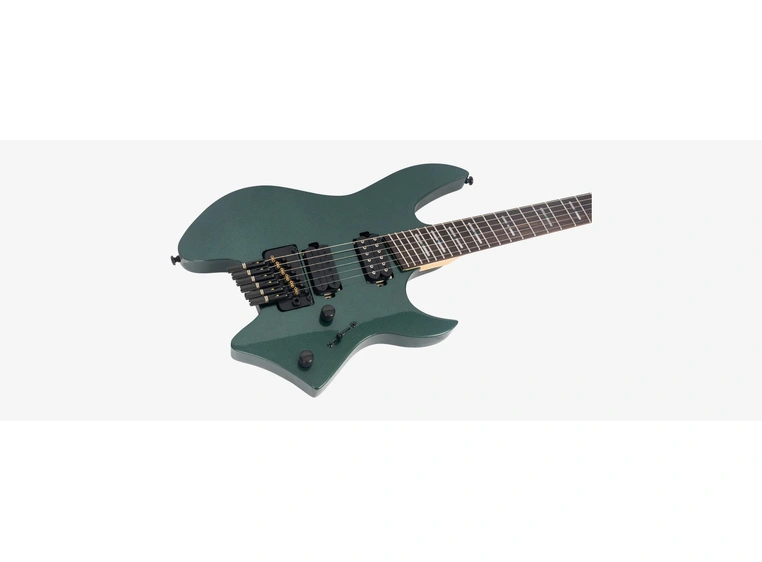 Sire Larry Carlton X6 Headless 6-string Metallic green, with gigbag 