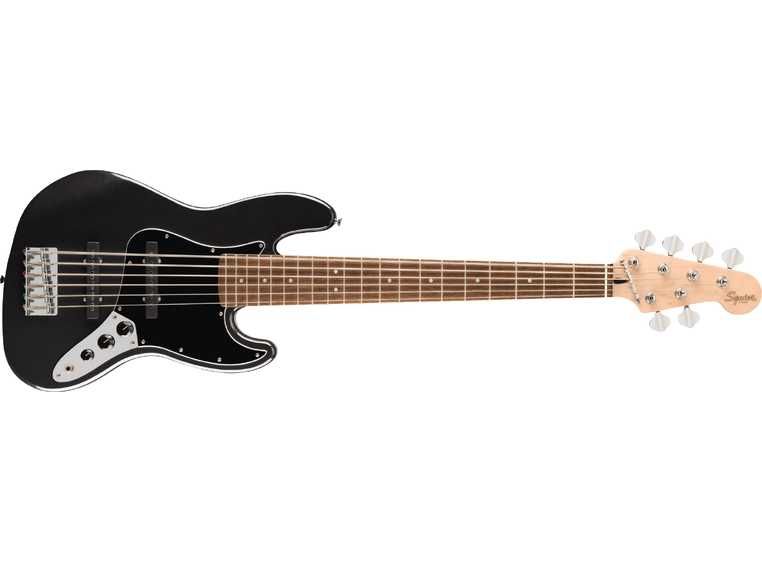 Squier Affinity Jazz Bass VI LF, Black Metallic 