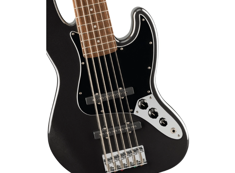 Squier Affinity Jazz Bass VI LF, Black Metallic 