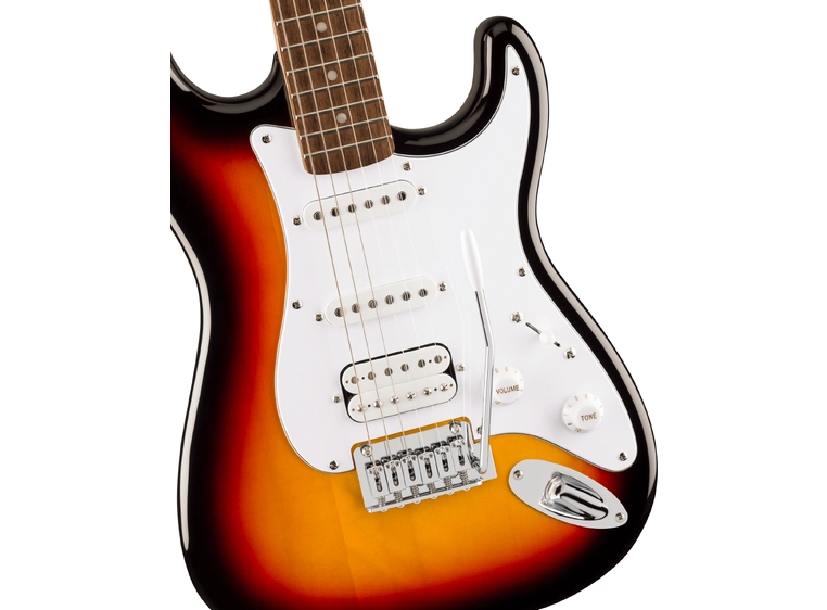 Squier Affinity Stratocaster Junior HSS LF, 3-Color Sunburst 
