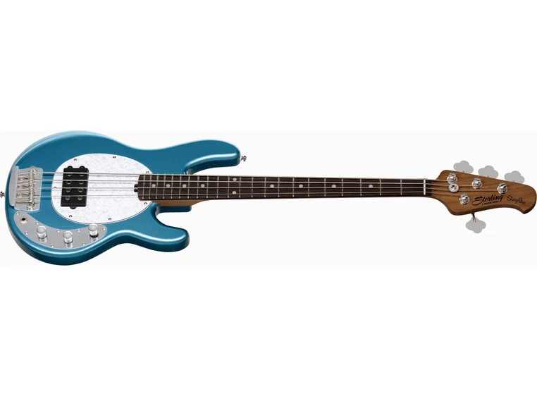 Sterling By Music Man StingRay RAYSS4 Toluca Lake Blue, Short Scale 
