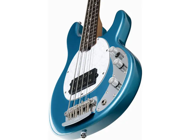 Sterling By Music Man StingRay RAYSS4 Toluca Lake Blue, Short Scale 