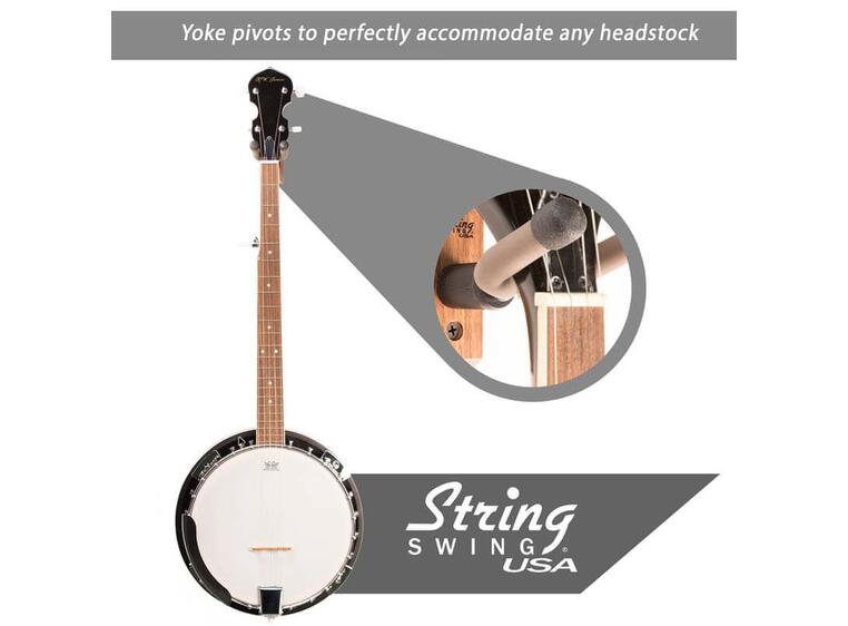 String Swing CC01B BW veggoppheng for banjo