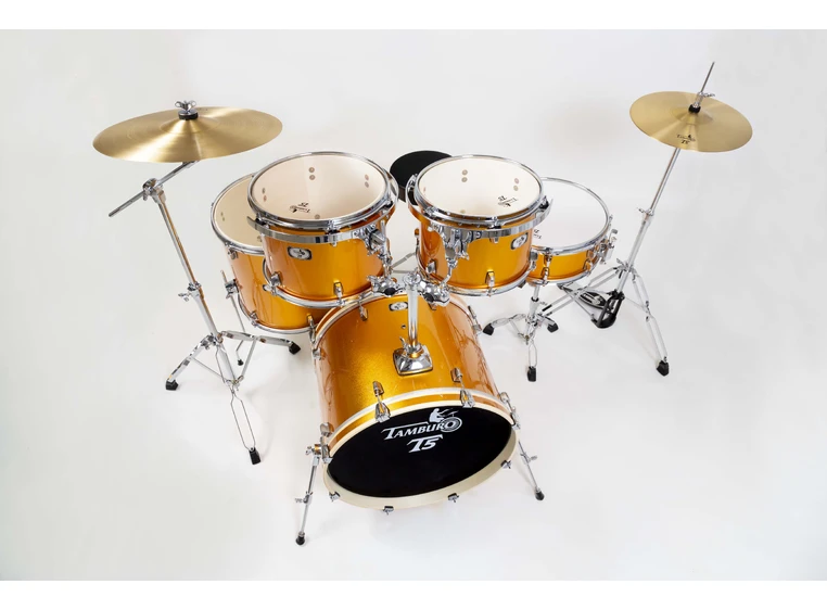 Tamburo TB T5M22YWSK T5 Trommesett 12T13T16FT14SD22BD Yellow Sparkle 