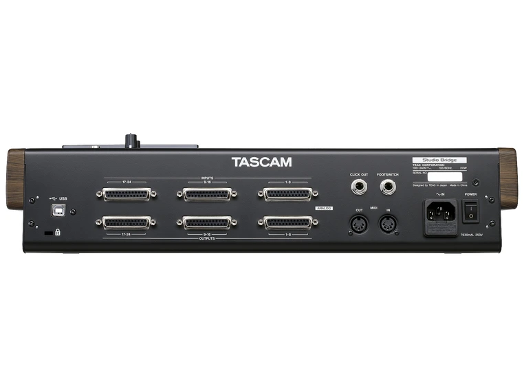 Tascam Studio Bridge Lydkort & opptaker 24 kanals DAW lydkort med lokal opptaker 