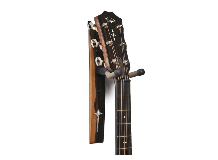 Taylor Guitar Hanger, Ebony Nouveau Italian Acrylic Inlay, White 
