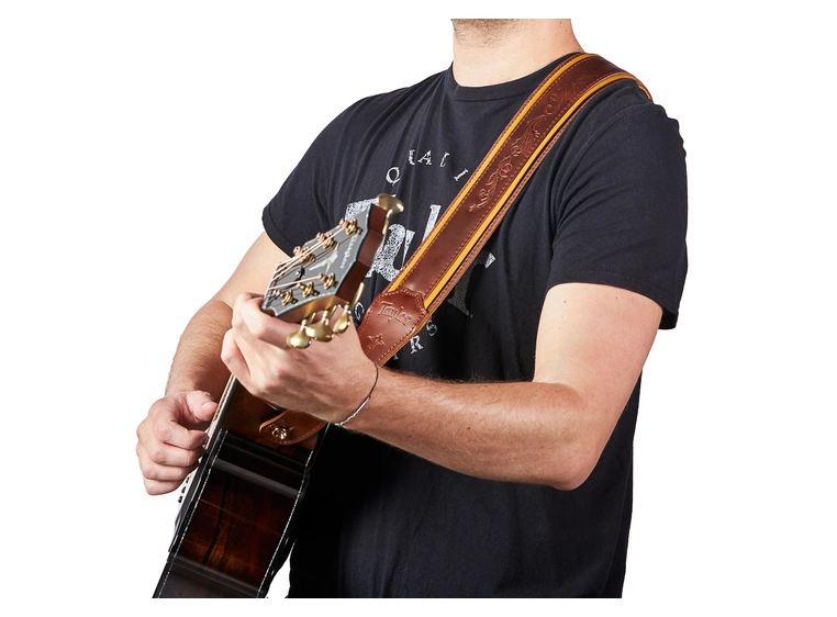 Taylor Nouveau Strap, Med Brown Leather 2.5" Brown, Butterscotch, Distress Brown 