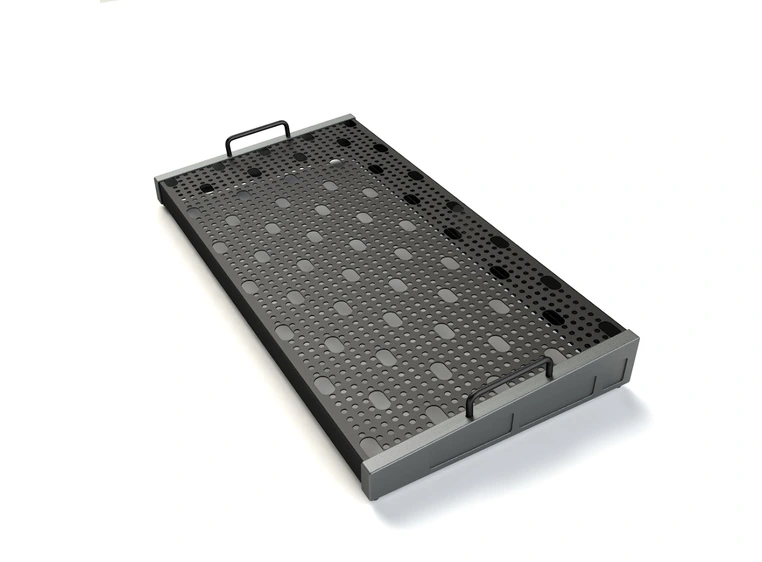Temple Audio Design DUO Pedalbrett (32 x 61 cm) - Gun Metal 