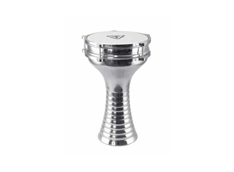 Tycoon Aluminum Darbuka with Built-In Tambourine 