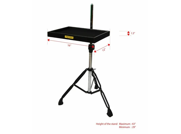 Tycoon Mountable Percussion Tray 