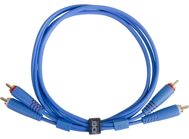 UDG Gear Lydkabel 2x RCA - 2x RCA Blue 3m 