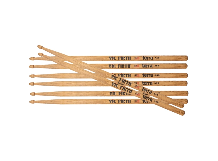 Vic Firth X5BT Terra Series Extreme 5B Value Pack 