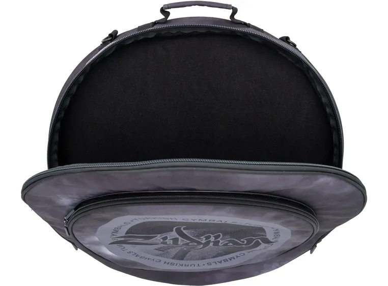 Zildjian Student Cymbal Bag 20", sort 15" hi-hat lomme, stropper, solid nylon 