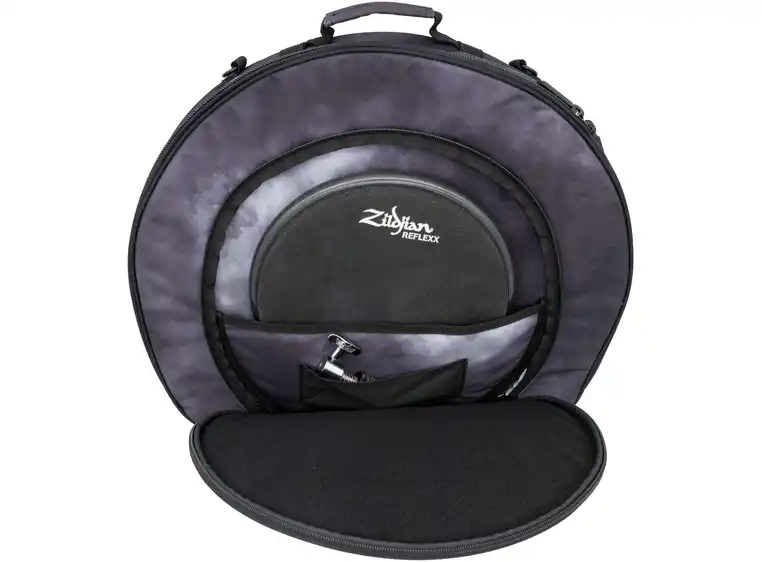 Zildjian Student Cymbal Bag 20", sort 15" hi-hat lomme, stropper, solid nylon 